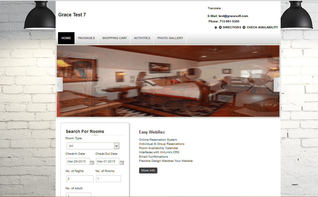 easy webrez online booking engine new feature - gracesoft-eik