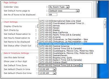 time zone - easy innkeeping software