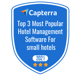 Capterra selected GraceSoft's Easy Innkeeping as one of the 3 Most Popular Hotel Management Software for Small Hotels in 2021.