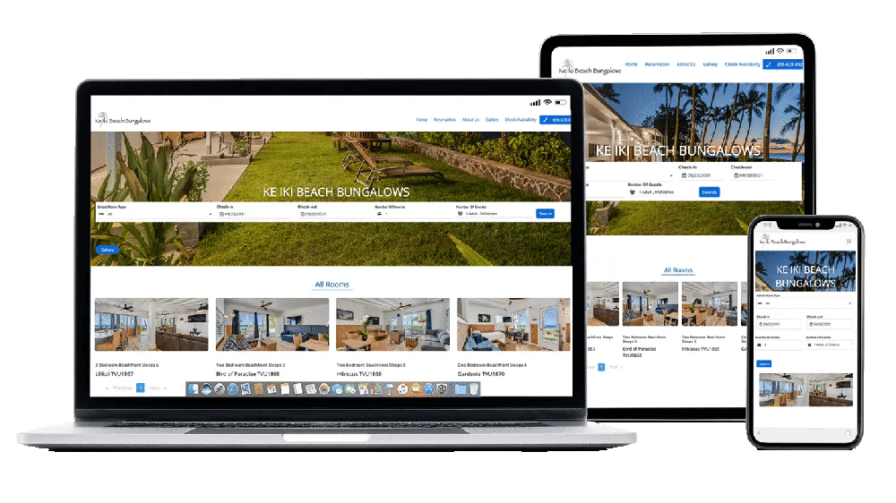 Responsive online reservation software