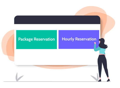package & hourly hotel reservation system