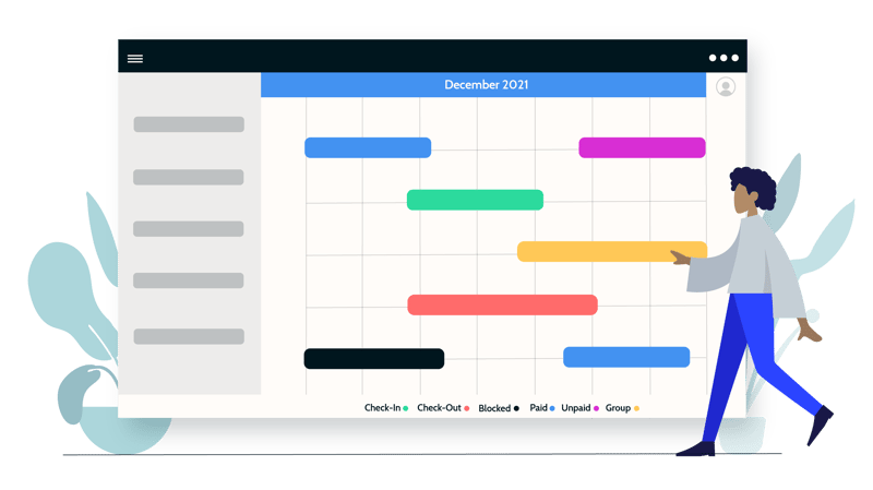 dashboard for Short Term Rental Management Software dashboard for Short Term Rental Management Software