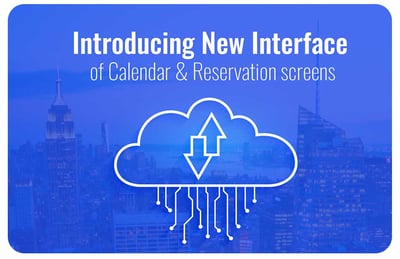 New interface of calendar & reservation screens