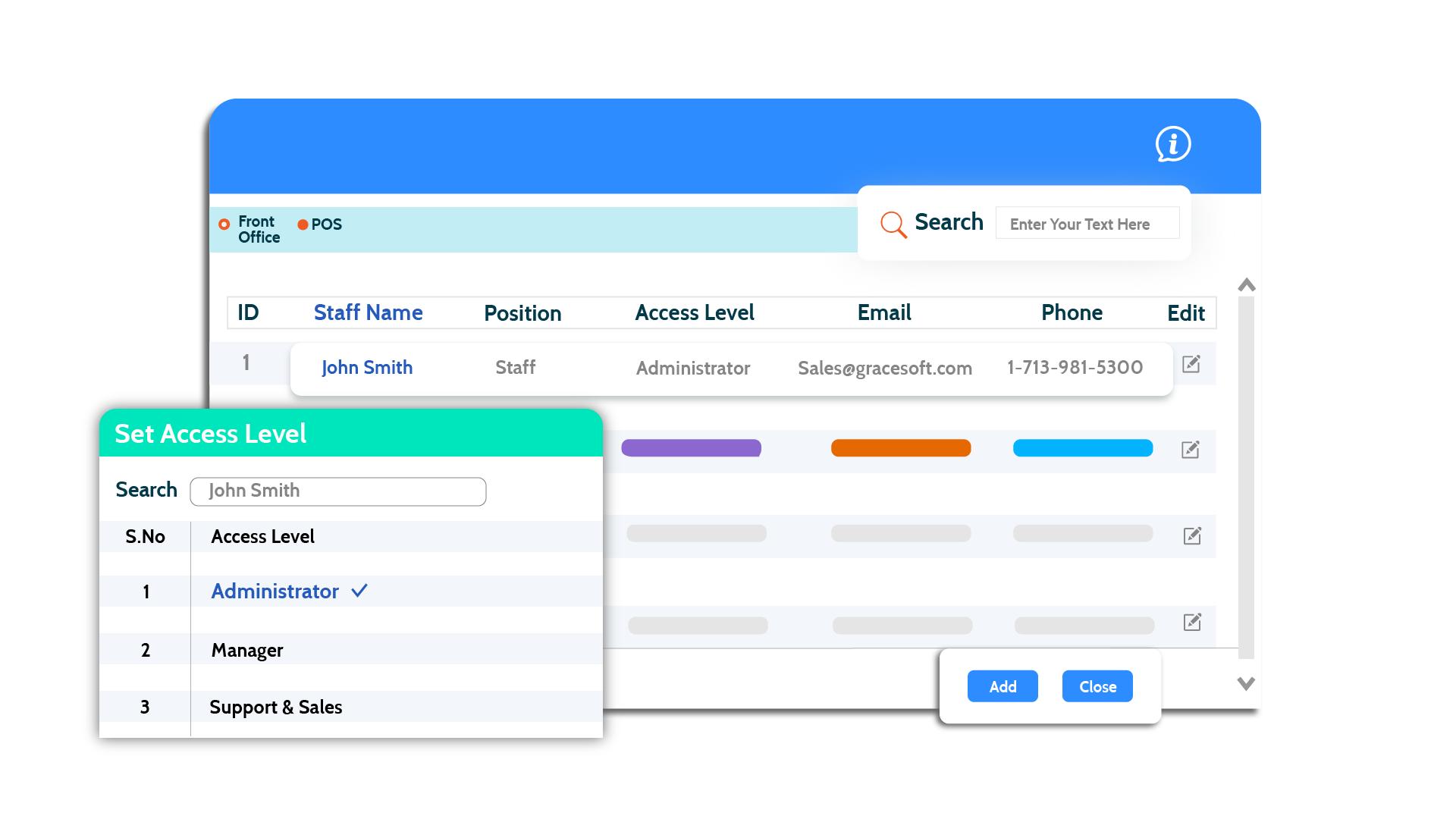 multi-user login for hotel management software